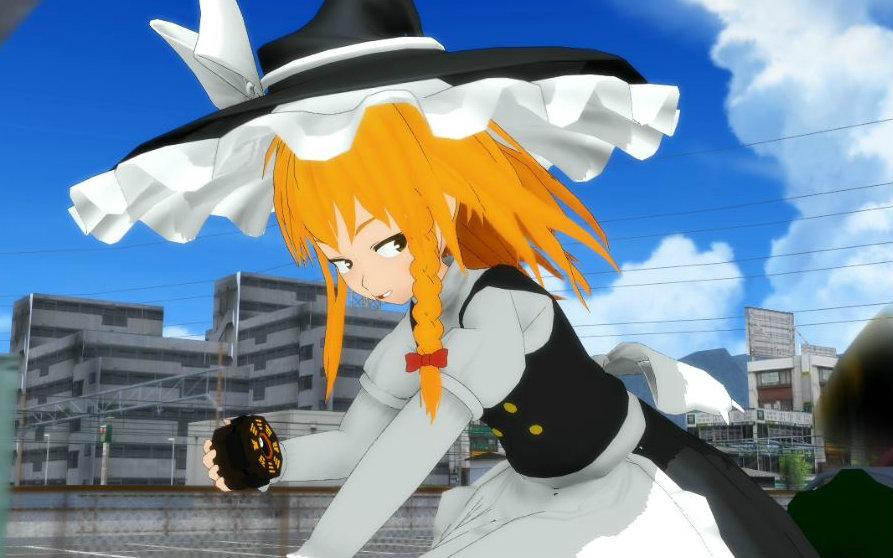 【东方mmd】魔理沙的挑衅