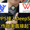 在WPS中接入DeepSeek，可以每天安心摸鱼了