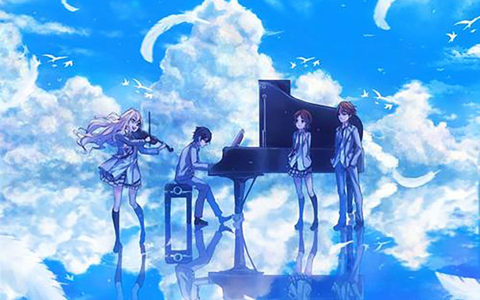 《四月是你的谎言》高能 泪目 催泪向 治愈向_哔哩哔哩_bilibili