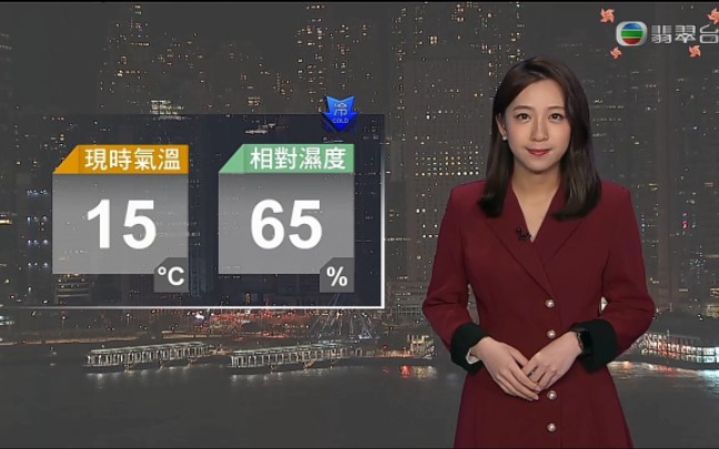 年廿八20220130星期日翡翠台天气报告2332粤马琛沂