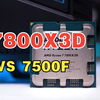 7800X3D VS 7500F