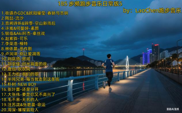 185步频跑步音乐日常版5（关注、点赞、收藏后续持续更新）