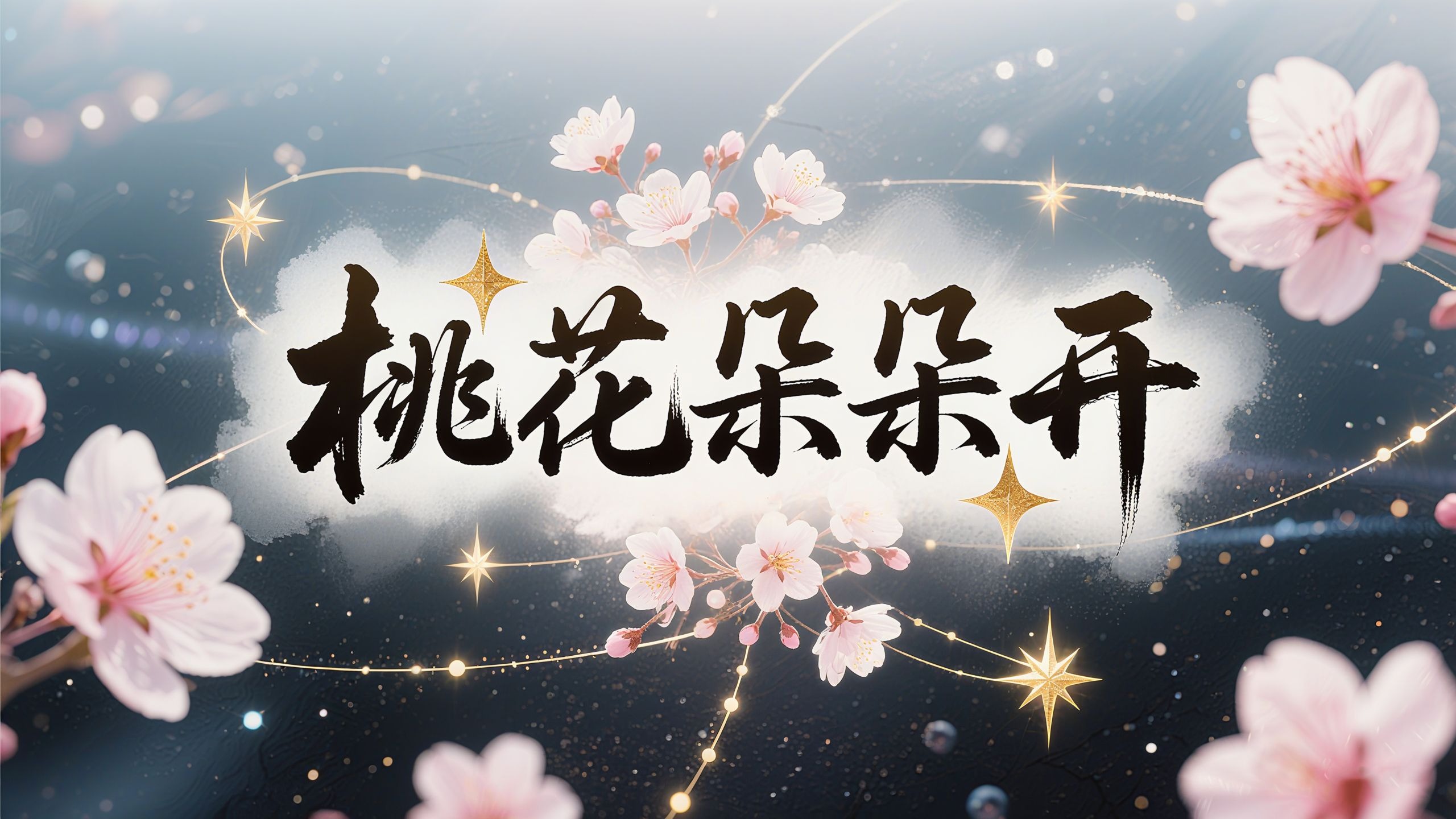 《桃花朵朵开》高清LED舞台背景视频