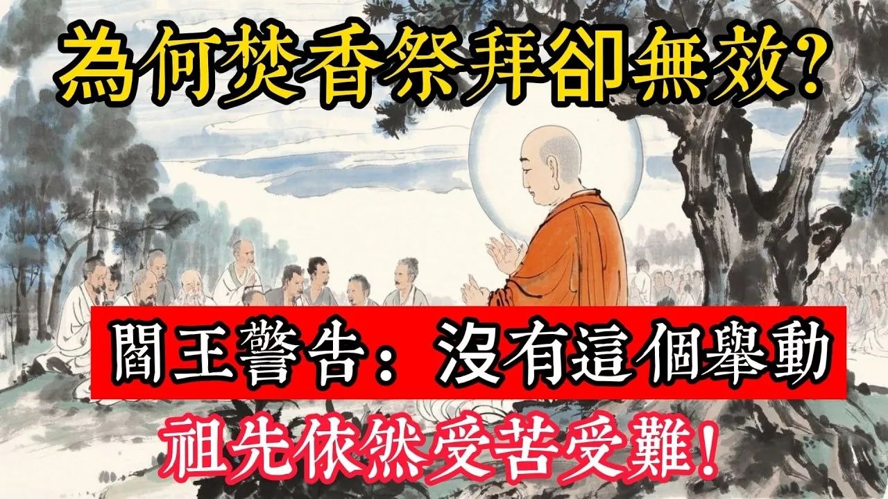 為何焚香祭拜卻無效？閻王警告：沒有這個舉動，祖先依然受苦受難！