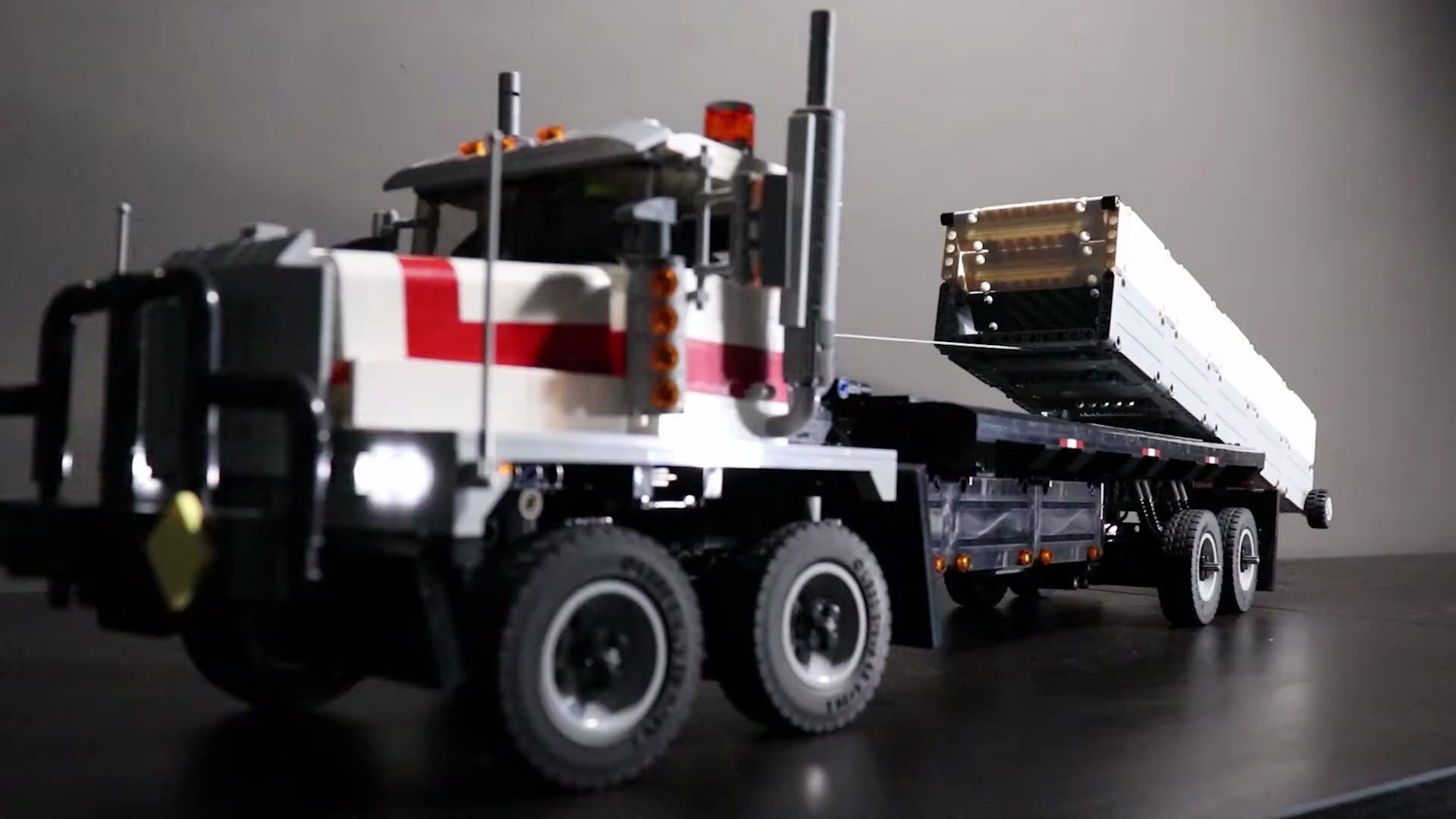神作乐高西星6900重型卡车拖头太帅了rclegowesternstar6900twinsteer