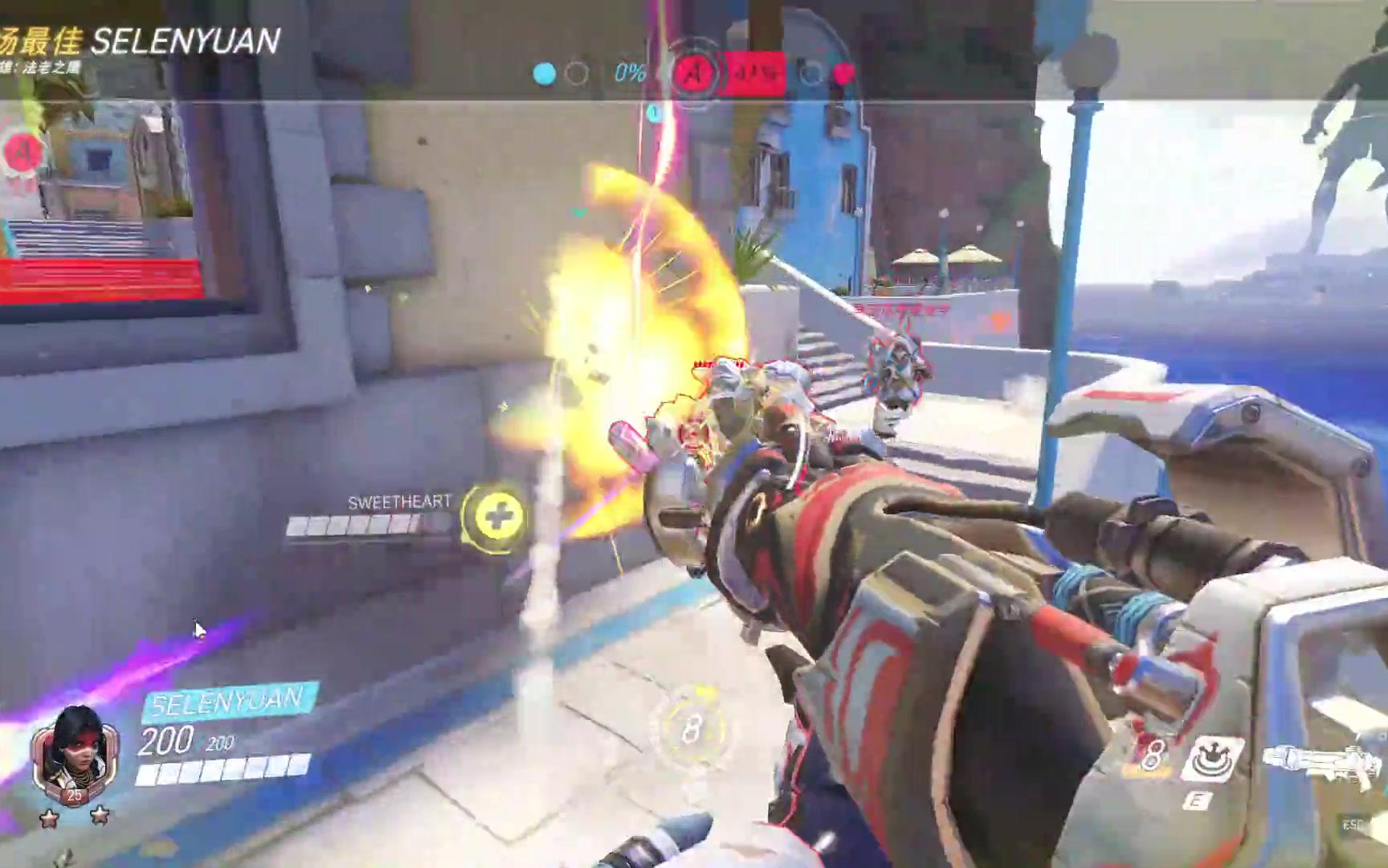 【守望先锋幸运时刻】——法老之鹰地形四杀