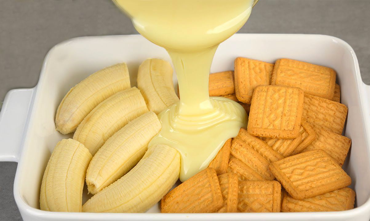 只需要一些香蕉和饼干，就能做出令你惊艳的甜点
