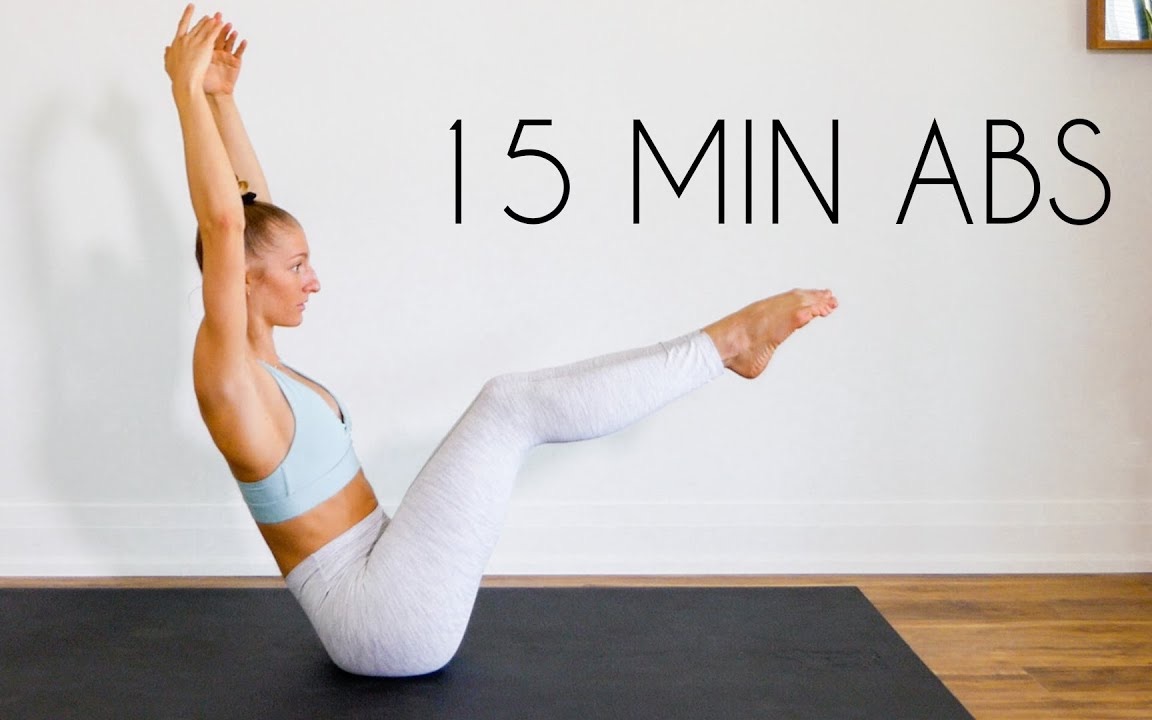 【MadFit】十五分钟核心腹肌锻炼 居家芭蕾训练｜15 min FLAT BELLY & STRONG CORE (Ballet Abs