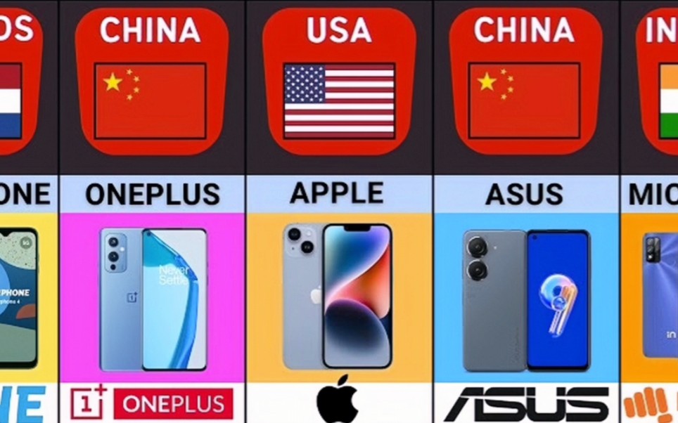 不同国家的手机品牌