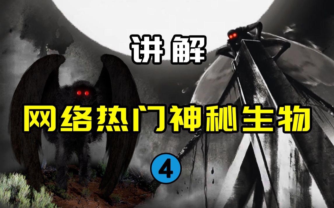 【网络热门神秘生物4】CCTV10的童年阴影!?摧毁美国银桥的天蛾人真实存在吗?哔哩哔哩bilibili