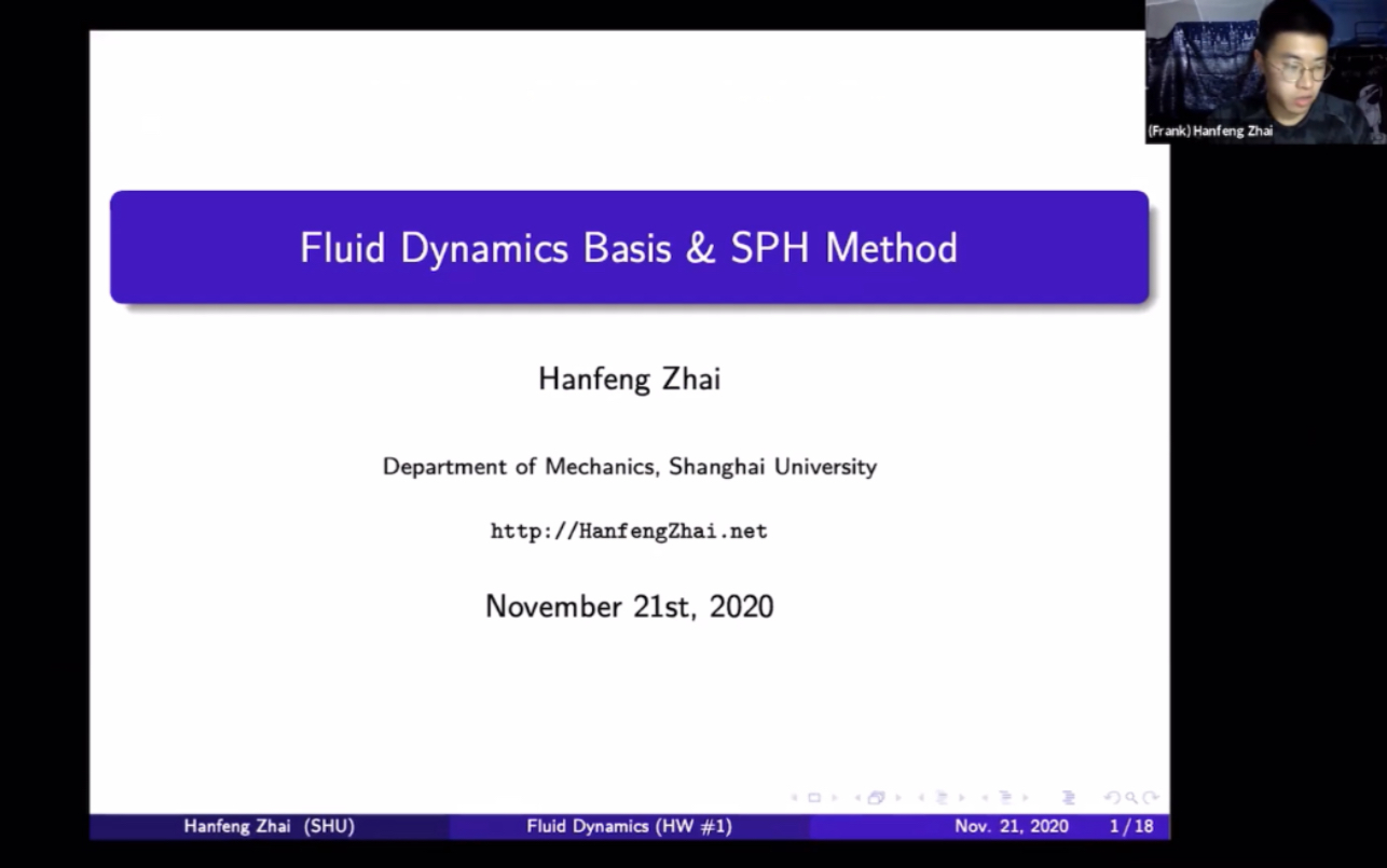 A Brief Introduction to Fluid Dynamics and SmoothedParticle