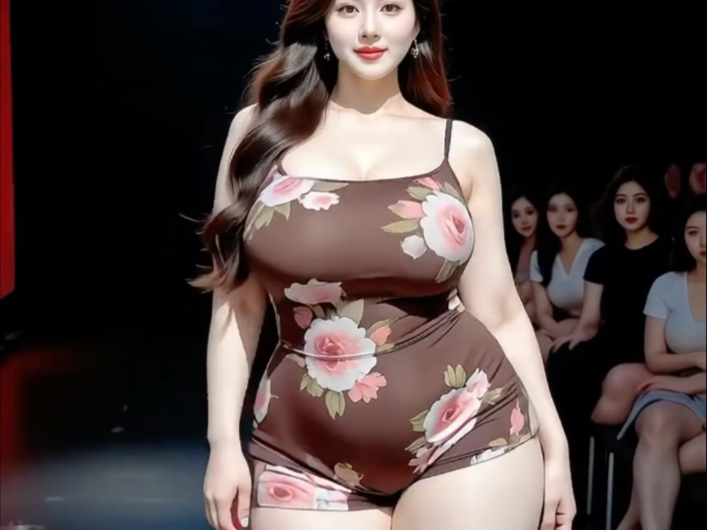 赛高のAI美女（63）补番：之旗袍选美比赛～