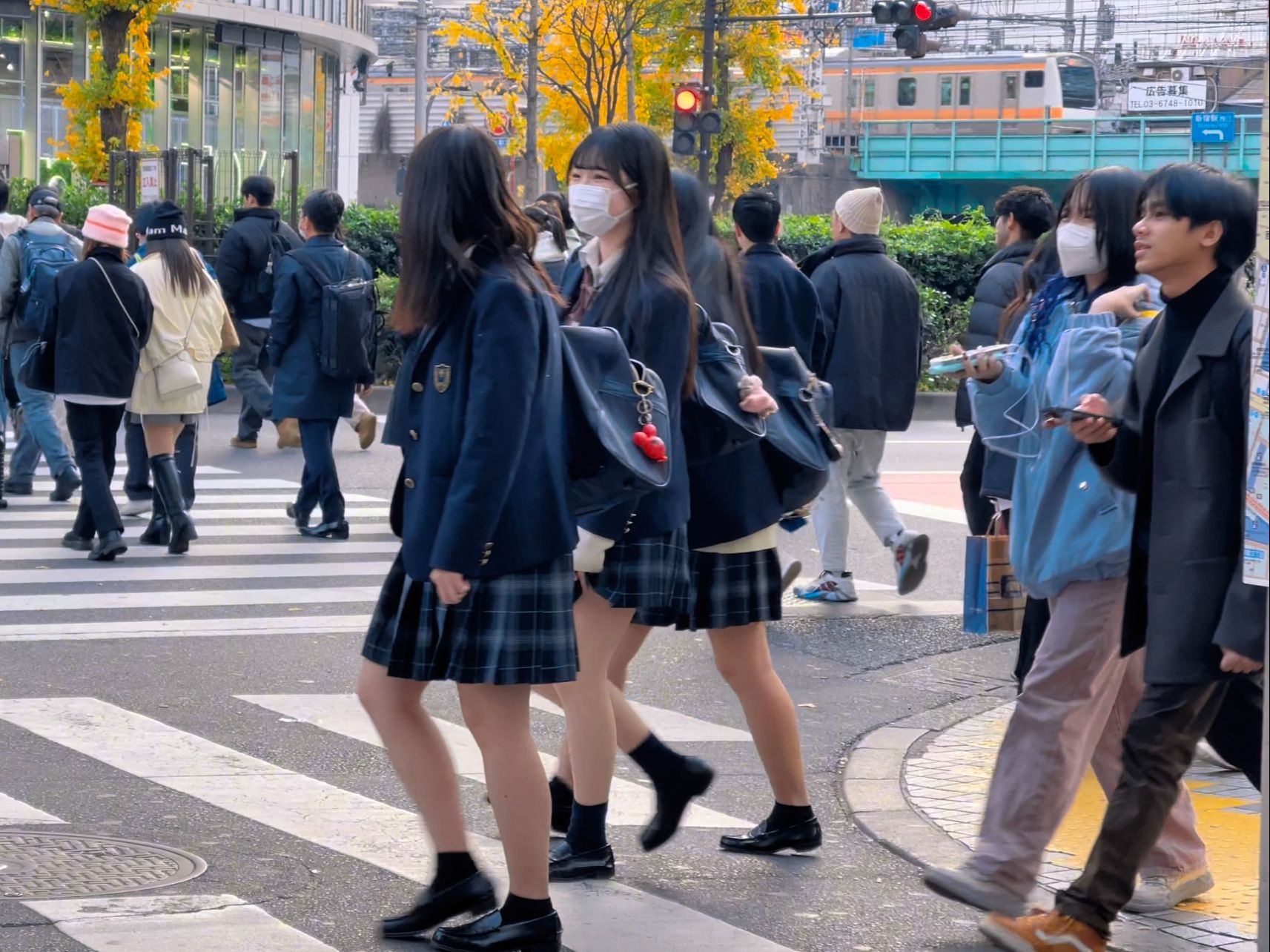 [4KHDR]日本云旅游 | 漫步日本东京新宿，放松解压城市环境音