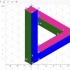 S15G7 六角网格的不可能三角形 2：用滑杆切换错觉显示