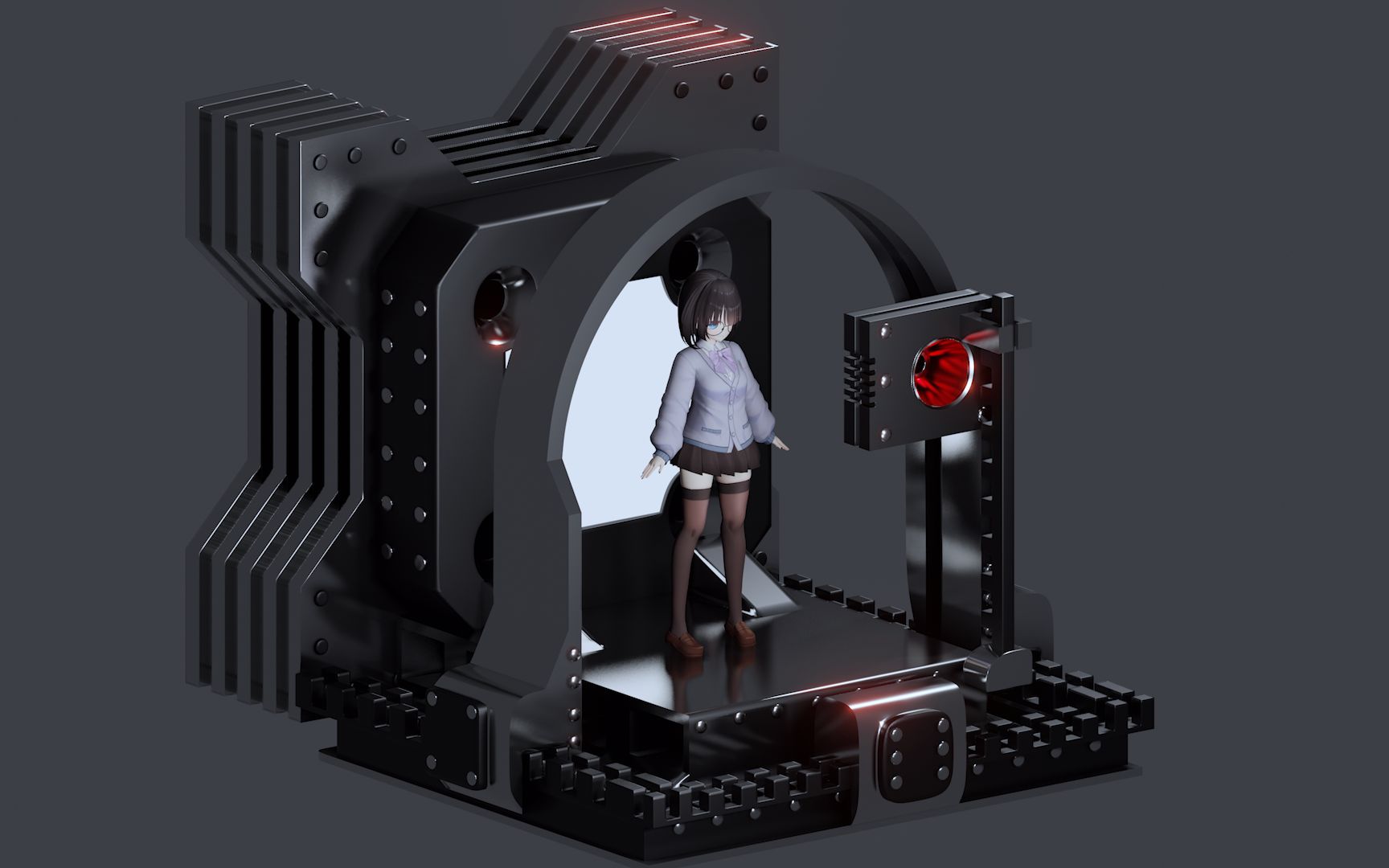 Blender】不幸的少女/不幸な少女(Kitazawa yui)