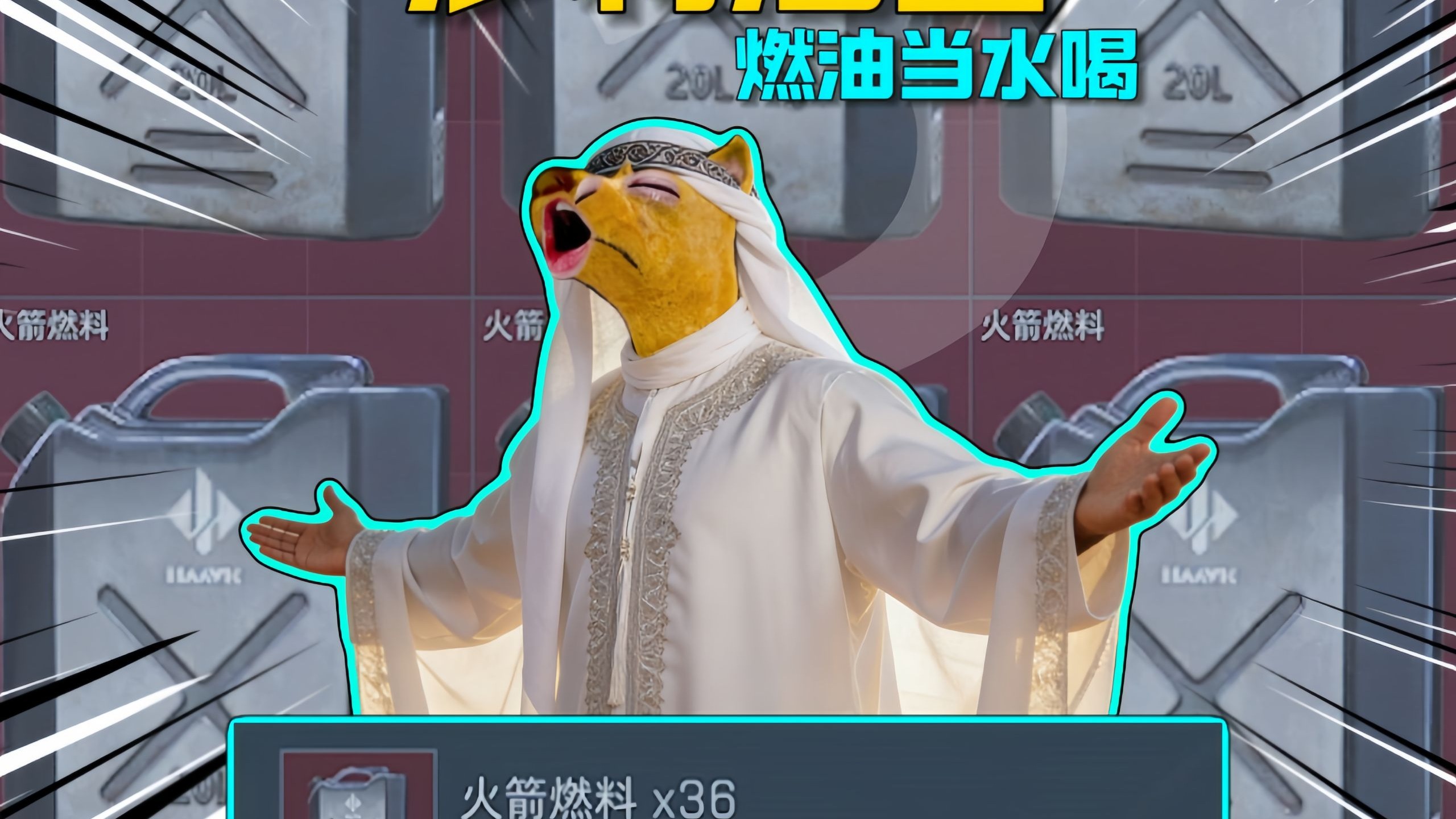 咋的 你家火箭燃料当水喝啊？