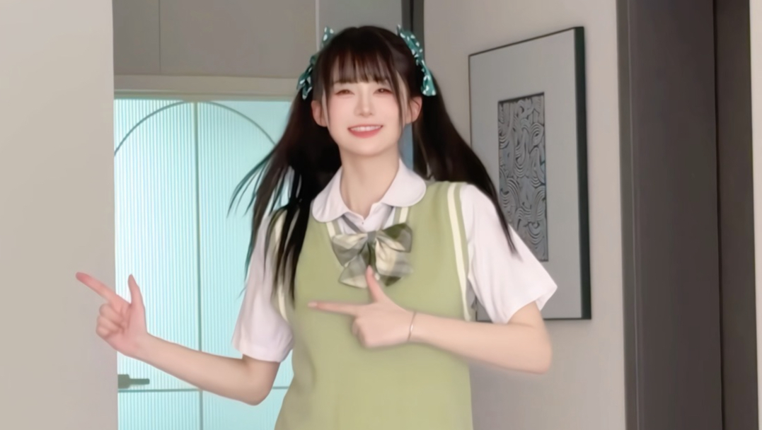 白菜对我笑，但是蝴蝶步