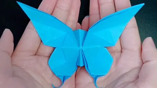 简单好看的立体蝴蝶折纸教程