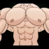 [muscle growth]摸摸大！男子被摸肌肉膨胀增长爆衣。