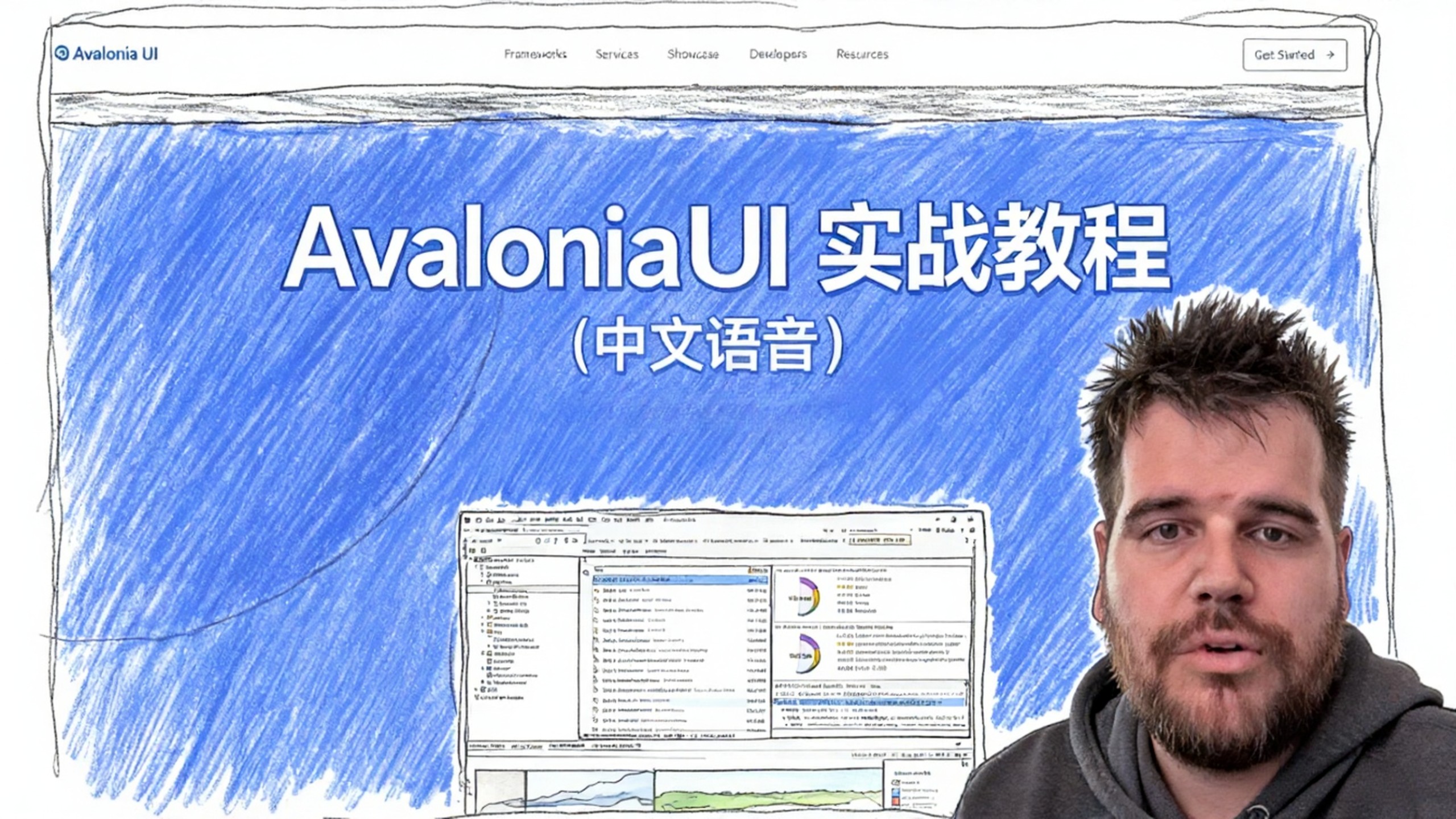 Avalonia UI 实战（中文语音 更新至P53 油管大神AngelSix课程）
