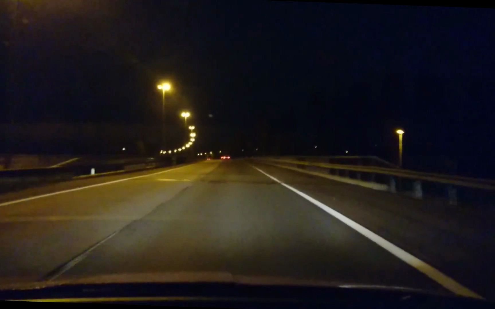 芬兰 晚间高速公路行车记录，耶尔文佩 到 西里蒂