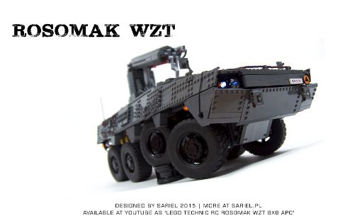 乐高】波兰Rosomak WZT 8x8 装甲运兵车[1080p]_哔哩哔哩_bilibili