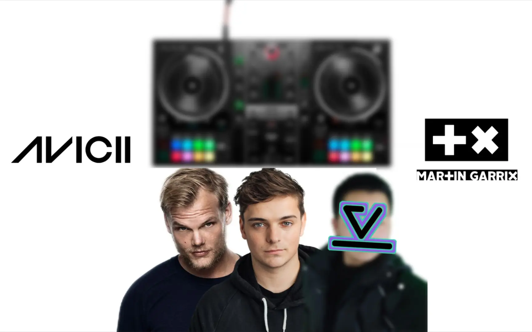 【vickparty】【嗨酷乐 inpulse500】avicii和小马丁作品混音打碟(竖屏)