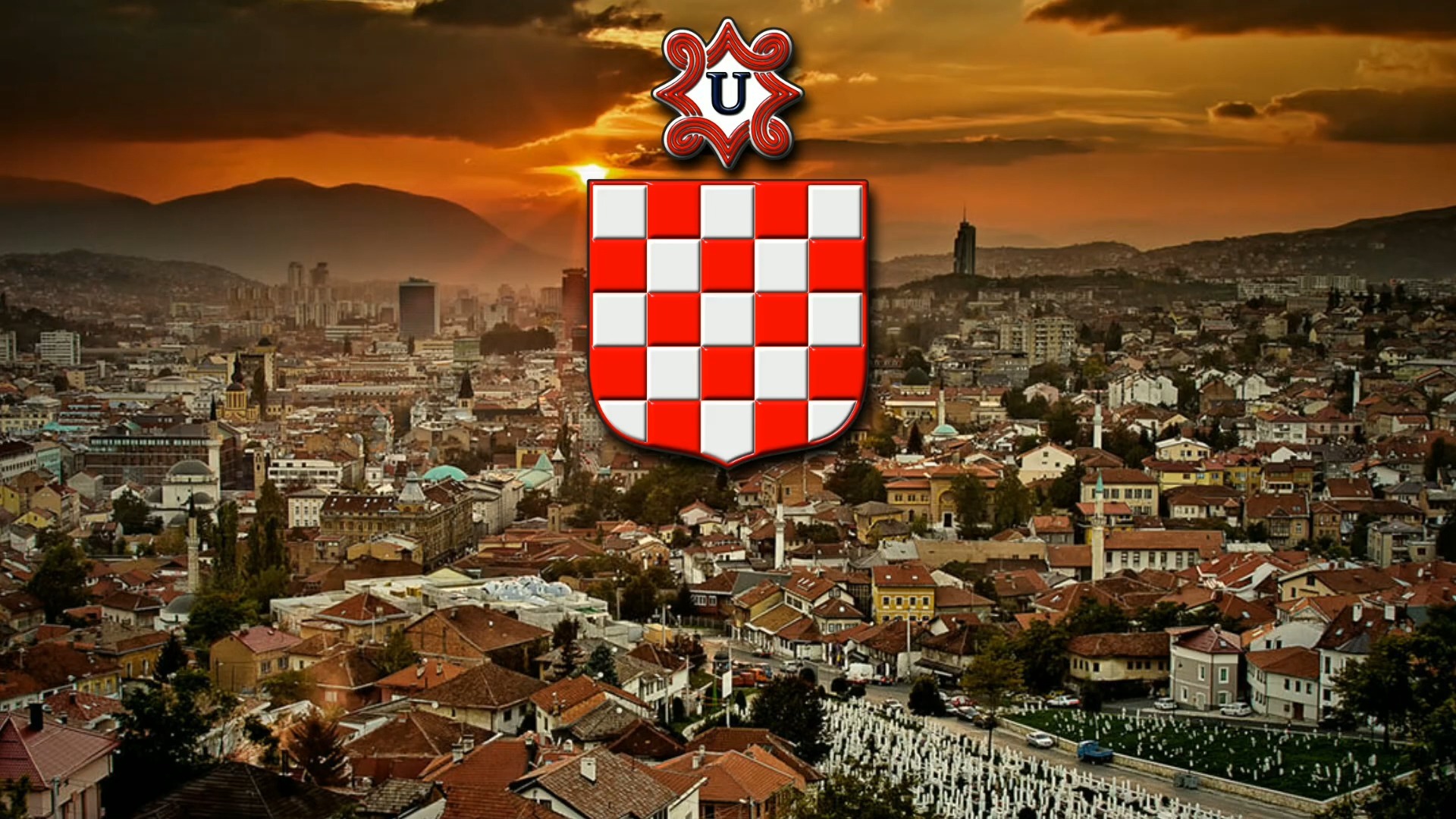 乌斯塔沙歌曲 特雷贝维奇山下的萨拉热窝 Sarajevo ispod Trebevića 自制字幕