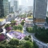 东莞国际商务区中心公园及蓝绿双轴景观设计方案