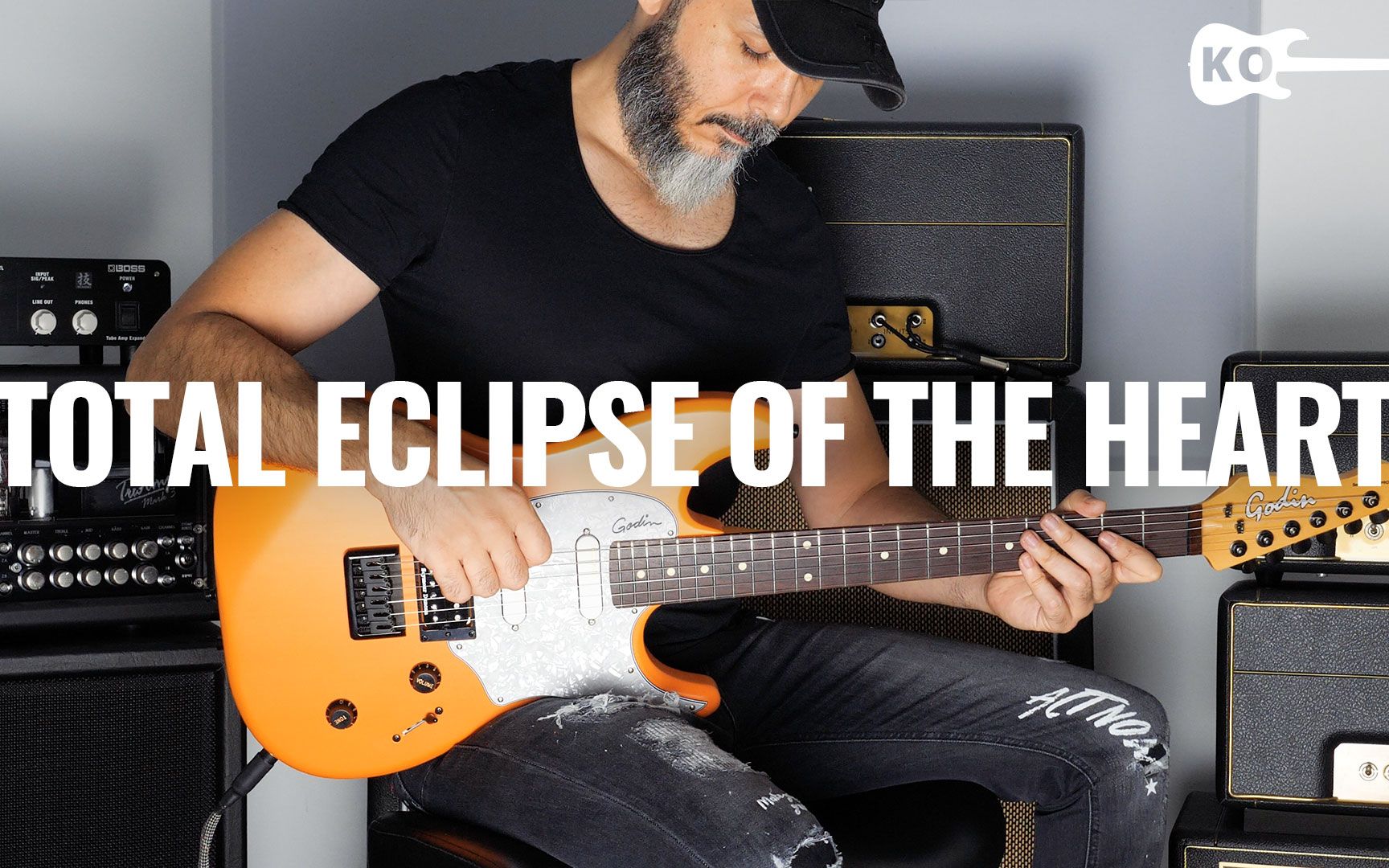 Total Eclipse of the Heart Electric Guitar Cover by Kfir Ochaion_哔哩哔哩_bilibili