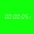 【绿幕素材】超精确真实计时器绿幕素材包无版权无水印自取［1080p HD］