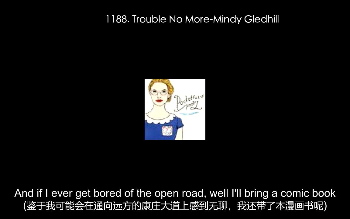 1188. Trouble No More-Mindy Gledhill