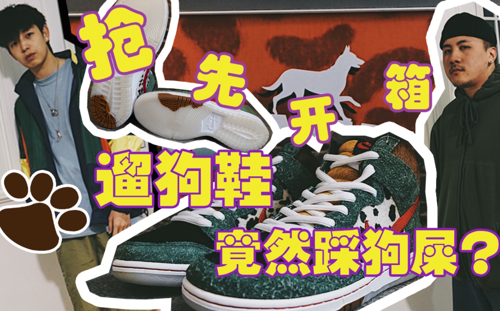 nike遛狗鞋抢先开箱新鞋竟然踩狗屎了nikesbdunkhighdogwalker