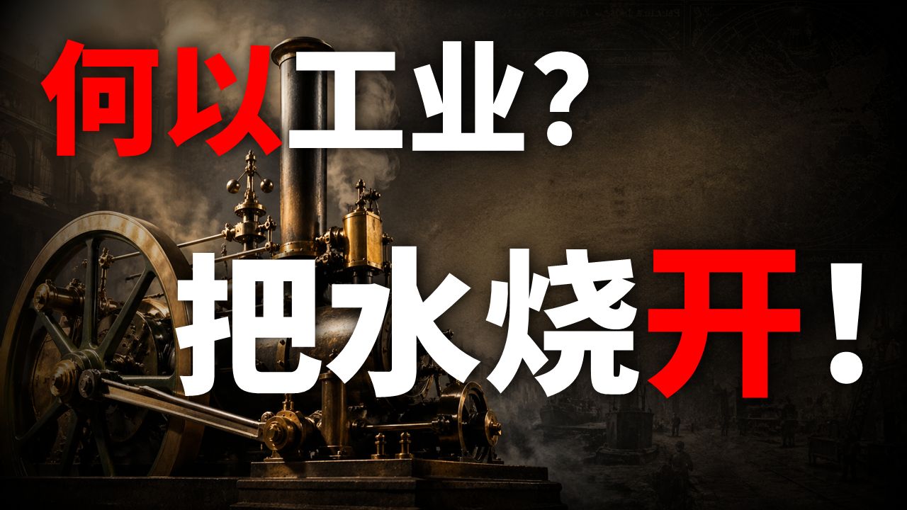 效率仅1%? 这台"废柴"机器, 凭什么强行拉动全人类！【工业简史01：热机】