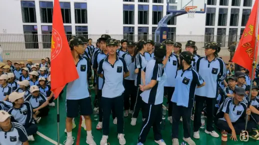 南宁五中高2023级军训之拉歌