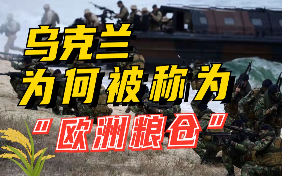 【6分钟Get】乌克兰产粮的优势条件，及西欧为何无法自给自足