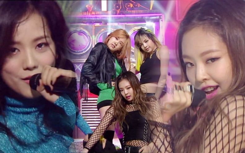 blackpink口哨舞蹈,blackpink口哨 【blackpink】20160828 人歌舞台 口哨