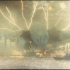 哥斯拉2电视预告第三弹: 基多拉释放全屏闪电大招