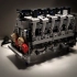 （免费图纸）6缸直列柴油引擎 LEGO乐高 Technic科技/机械 MOC