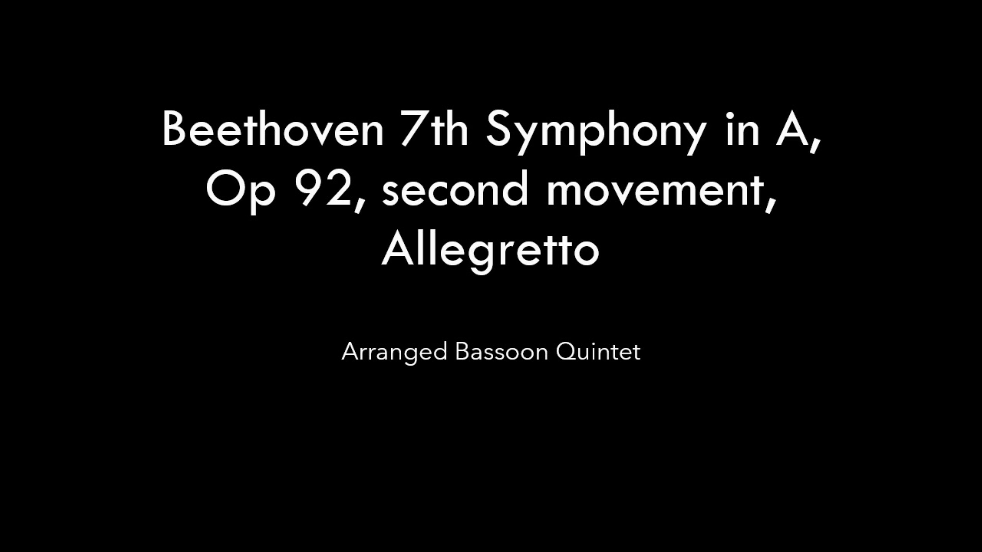 bassoon beethoven 7th symphony bassoon beethoven 7th symphony
