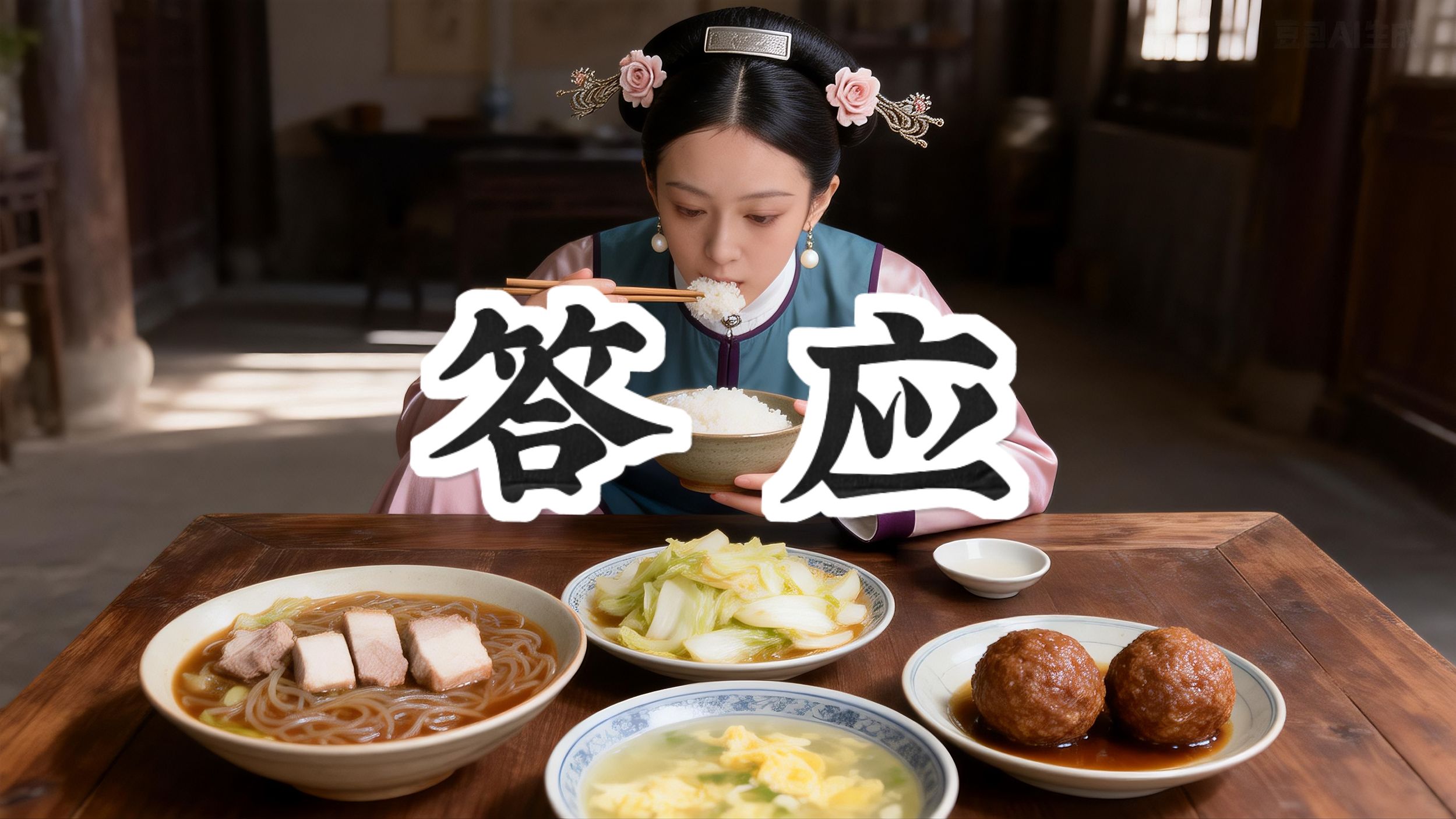 沉浸式体验 清代答应的一日三餐