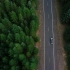 空镜头 夏季航拍交通汽车森林素材分享
