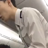 飞机上很帅的小哥哥#男神#帅哥#肌肉男#体育生#体育