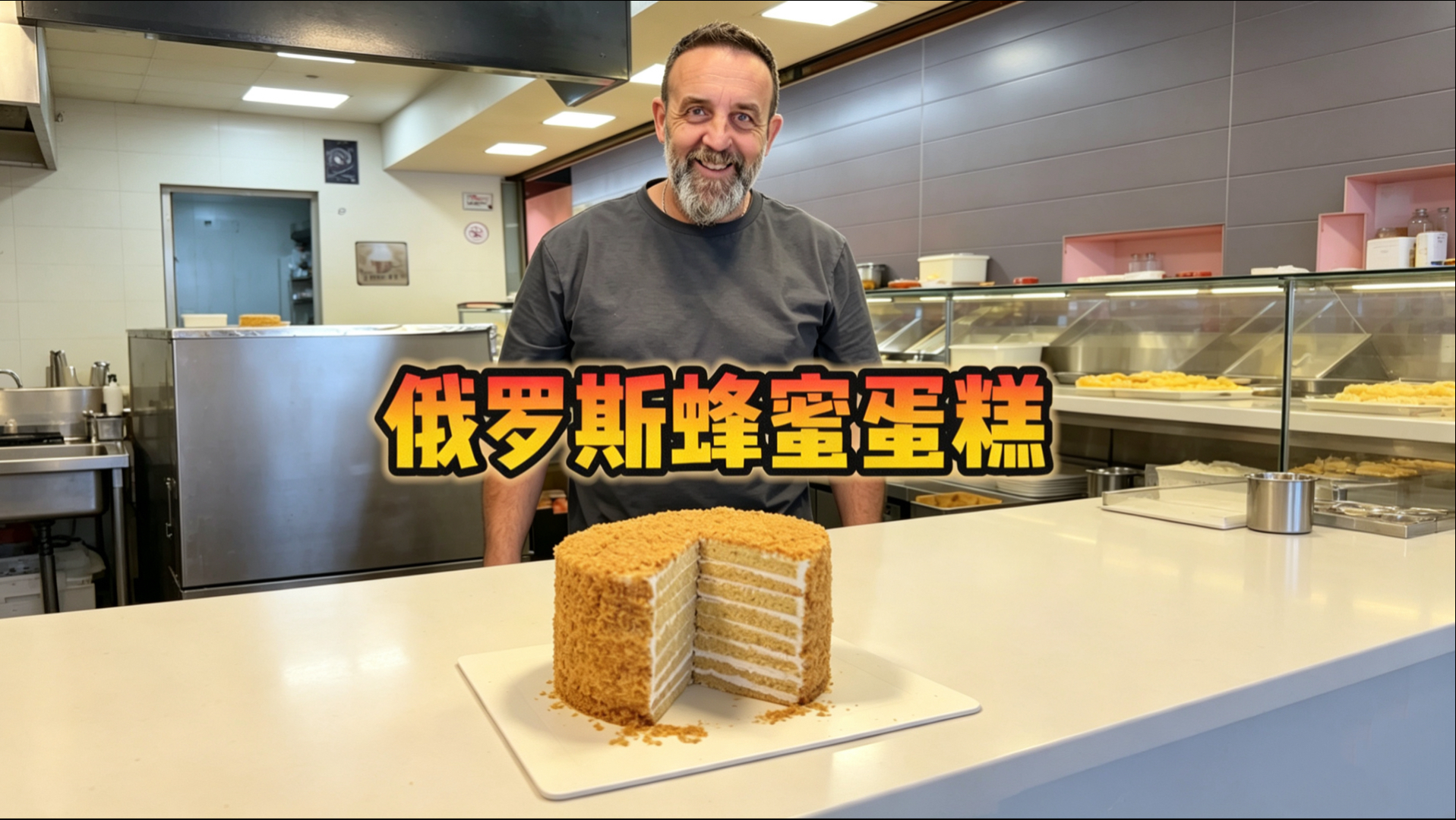 给老外做3000大卡的蛋糕助助兴！