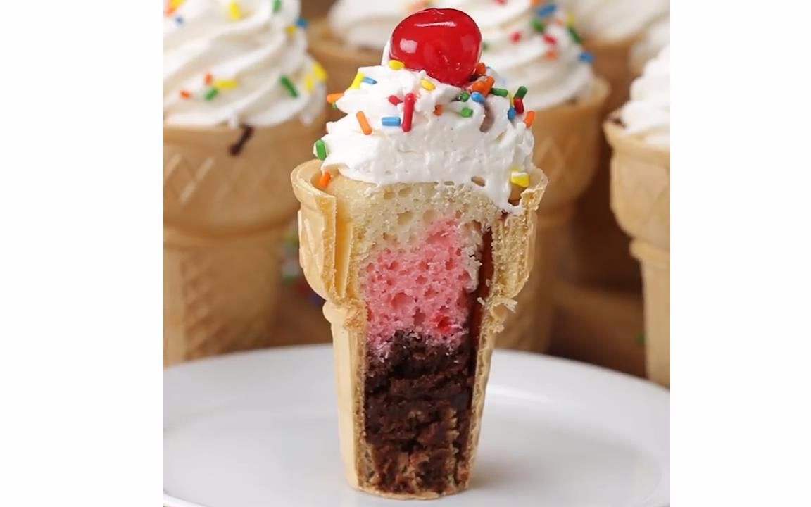 - 稍后看马克一下~ 用手机看离线看更方便 neapolitan ice cream cone