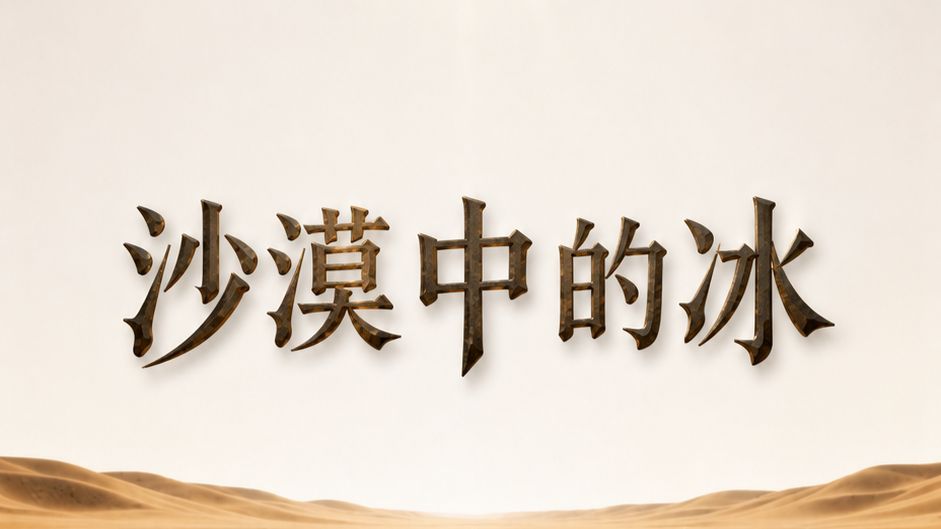 波斯人在沙漠中制冰。