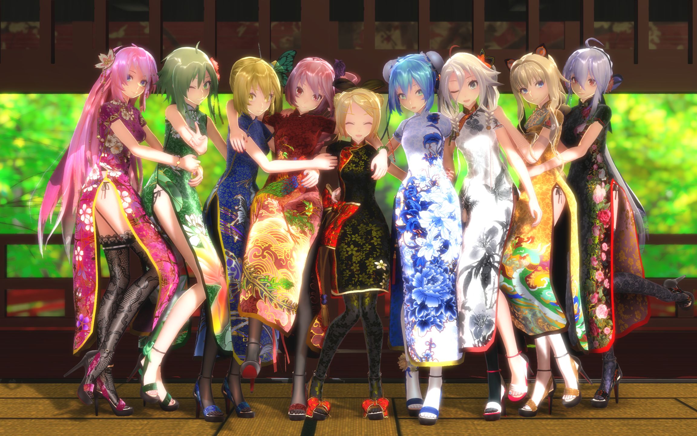 求一个现场版极乐净土舞蹈,三个女孩跳的,背景音乐很魔性有男音.日