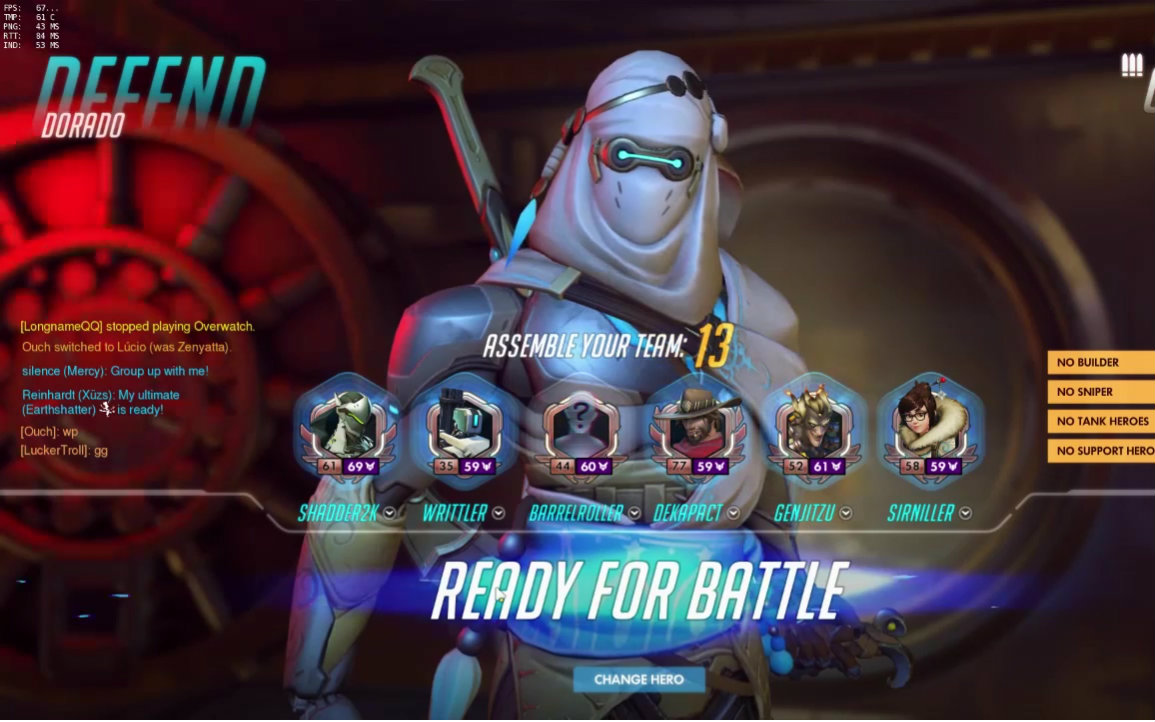 【NGA守望先锋区】Shadder2K源氏多拉多攻