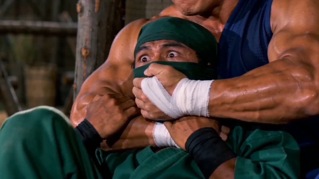 绿色的木遁忍者直接被捂晕