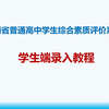 河南省普通高中综合素质评价系统学生端录入教程